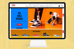 VANS OFF THE WALL - Fashion Bootstrap Website Development